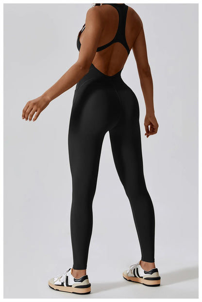 Combinaison Gainante Sport Femme Tissu Technique Extensible Maintien Total - Belle Aura