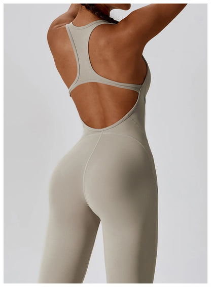 Combinaison Gainante Sport Femme Tissu Technique Extensible Maintien Total - Belle Aura