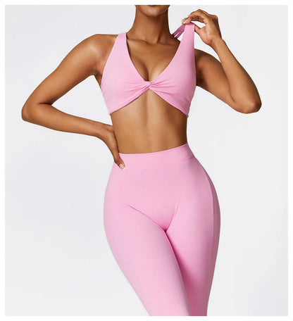 Legging Flare Femme Sculptant Taille Haute en V Effet Galbe BootyLift - Belle Aura