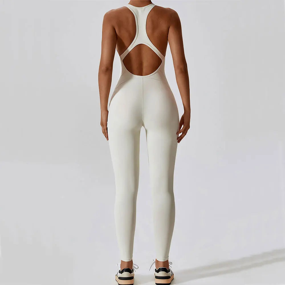 Combinaison Gainante Sport Femme Tissu Technique Extensible Maintien Total - Belle Aura