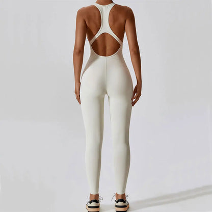 Combinaison Gainante Sport Femme Tissu Technique Extensible Maintien Total - Belle Aura