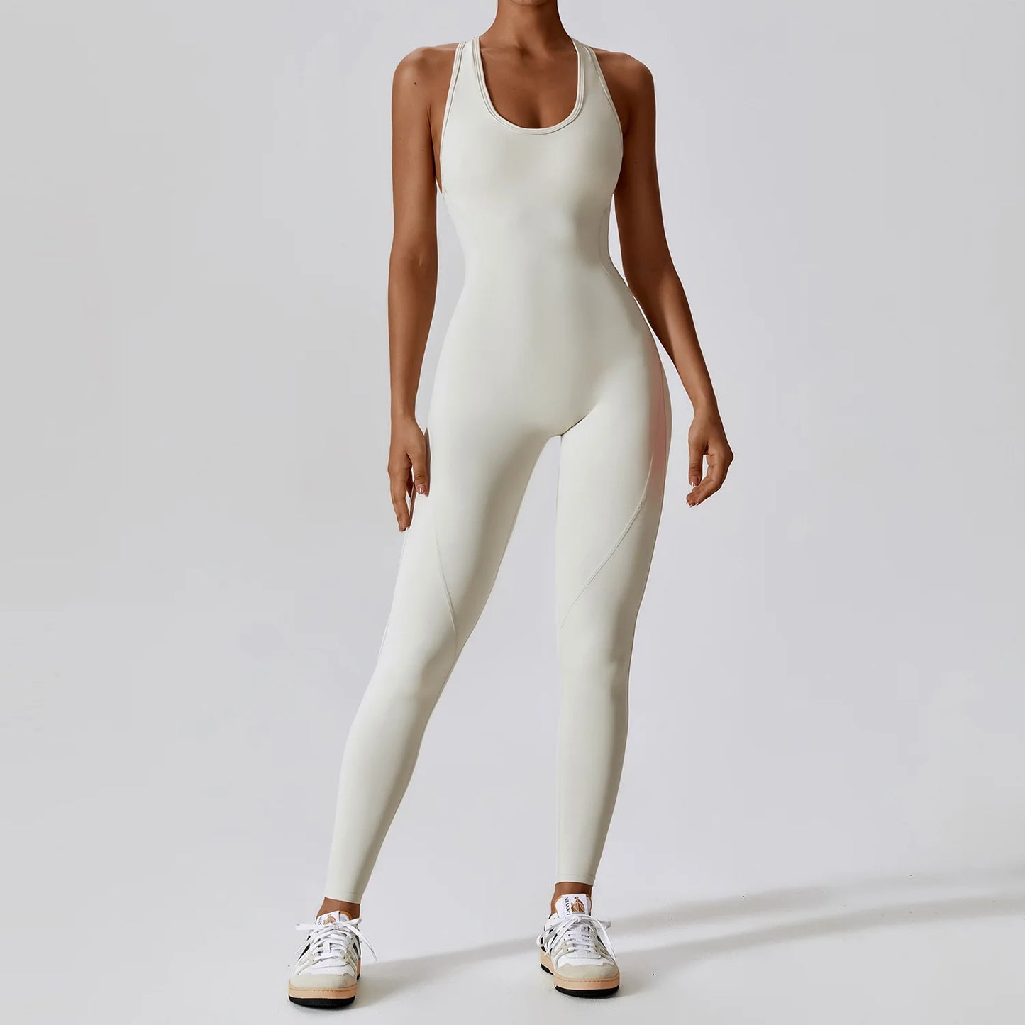 Combinaison Gainante Sport Femme Tissu Technique Extensible Maintien Total - Belle Aura