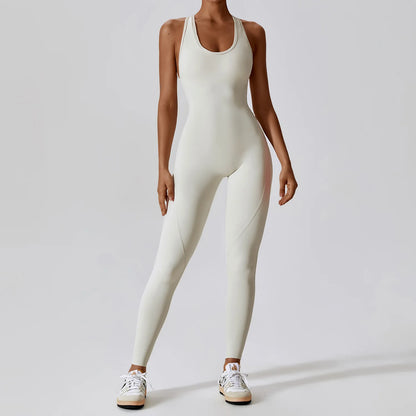 Combinaison Gainante Sport Femme Tissu Technique Extensible Maintien Total - Belle Aura