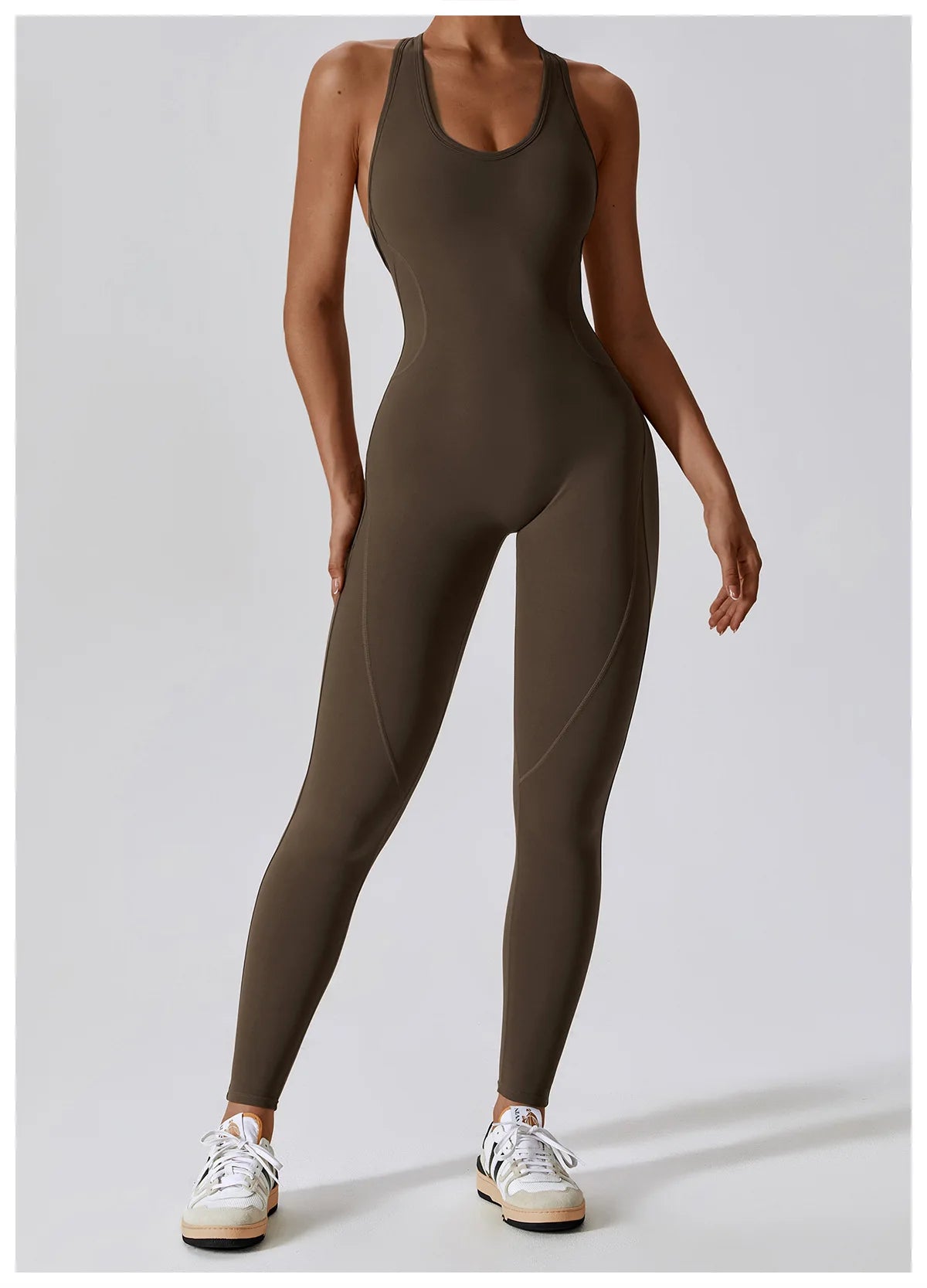 Combinaison Gainante Sport Femme Tissu Technique Extensible Maintien Total - Belle Aura